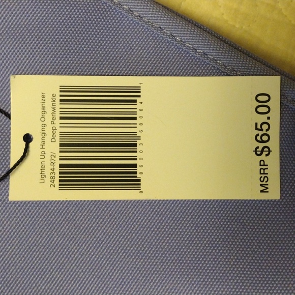 Vera Bradley Hanging Organizer in Deep Periwinkle - Picture 2 of 4